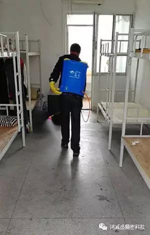 宿舍室内消毒 Paglaban ng matapang sa epidemia, ang mga tao ng EMAR ay gumagawa ng aksyon!(pic4)