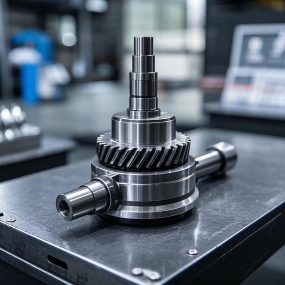 CNC machining transmission gear shaft process