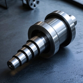 CNC machining wheel shaft machining method? W